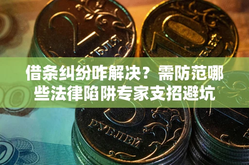 北京借条纠纷咋解决？需防范哪些法律陷阱专家支招避坑