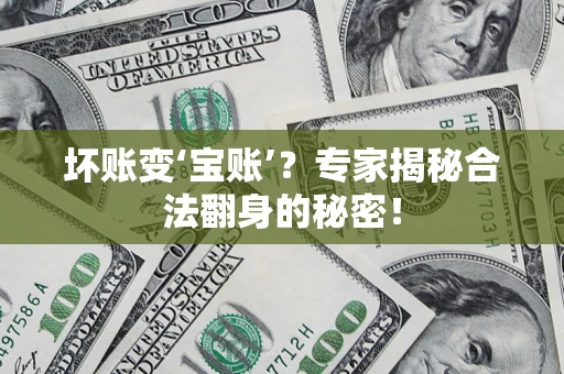 北京坏账变‘宝账’？专家揭秘合法翻身的秘密！