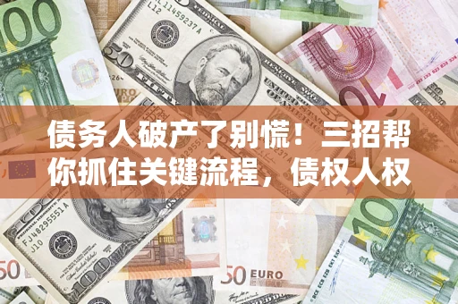 北京债务人破产了别慌！三招帮你抓住关键流程，债权人权益不再缩水