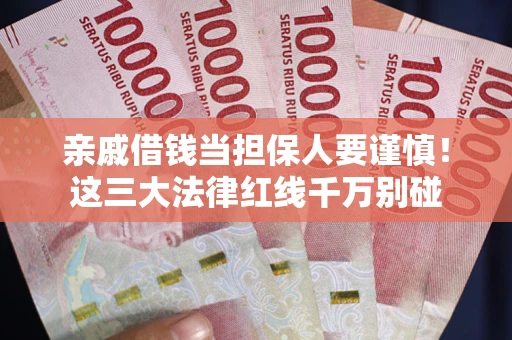 北京亲戚借钱当担保人要谨慎！这三大法律红线千万别碰