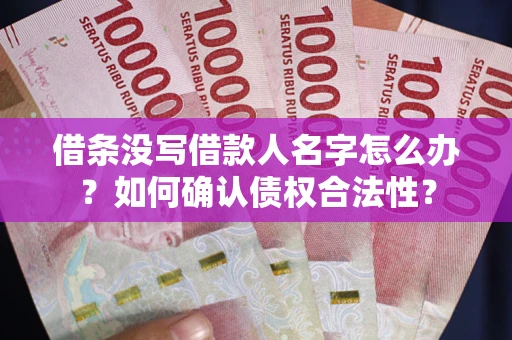 北京借条没写借款人名字怎么办？如何确认债权合法性？