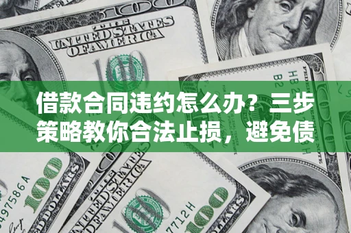 北京借款合同违约怎么办？三步策略教你合法止损，避免债务危机升级